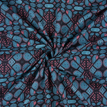 Premium Hand Block Kantha Print Fabric Online