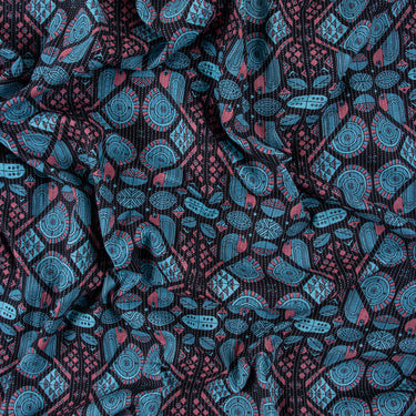 Premium Hand Block Kantha Print Fabric Online