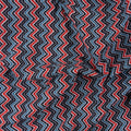 Premium Wave Printed Kantha Cotton Fabric