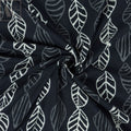 Hand Black And White Cotton Fabric