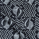 Hand Block Printed Black And White Cotton Material Fabric