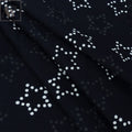 Star Printed Black And White Cotton Fabric Material Online