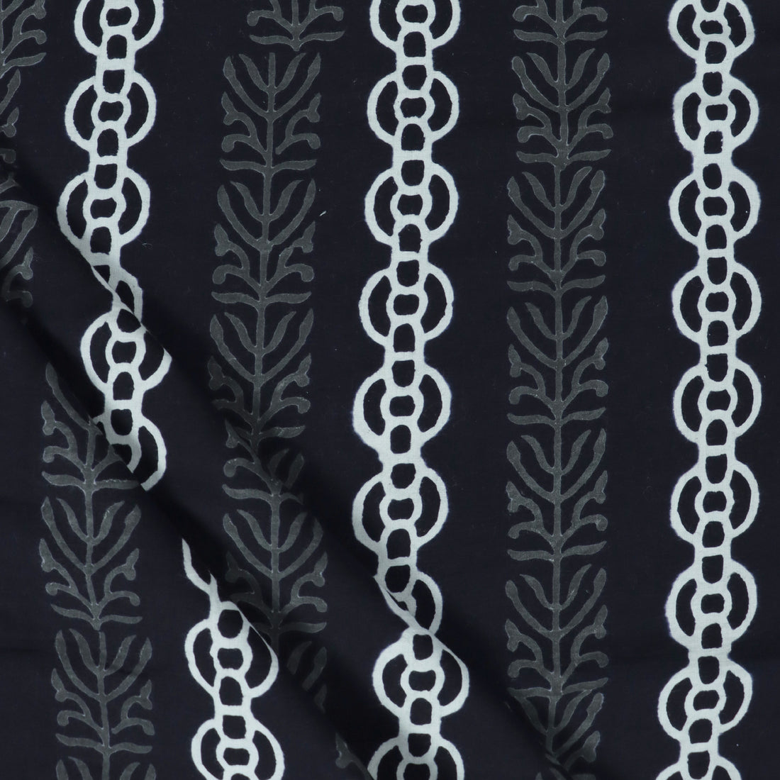 Black And White Print Fabric