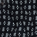 Abstract Printed Black Pure Cotton Fabric