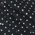 Polka Dots Block Printed Voile Cotton Textile Fabric Online