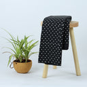 Polka Dots Block Printed Voile Cotton Textile Fabric Online