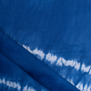 Handmade Blue Tie Dye Soft Cotton Shibori Fabric Online