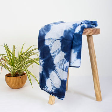Shibori Print Tie Dye Cotton Fabric