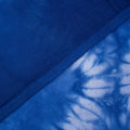 Luxury Blue Tie Dye Shibori Print Dress Material Fabric