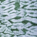 Premium Green Tie Dye Pure Cotton Shibori Fabric Online