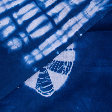 New Blue Shibori Tie Cotton Fabric Dye Online