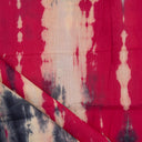 Red Shibori Cotton Tie Dye Set Fabric Online