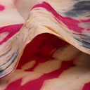 Red Shibori Cotton Tie Dye Set Fabric Online