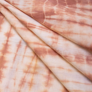 Soft Brown Cotton Tie and Dye Materials Online