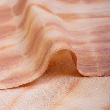 Soft Brown Cotton Tie and Dye Materials Online