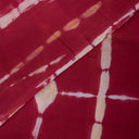 Soft Red Hand Cotton Tie Dye Fabric Online