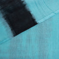 Hand Tie and Dye Fabric Cyan Cotton Material Online