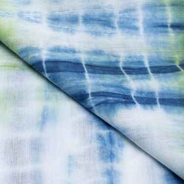Handmade Blue Tie Dye Fabric For Home Decor Online