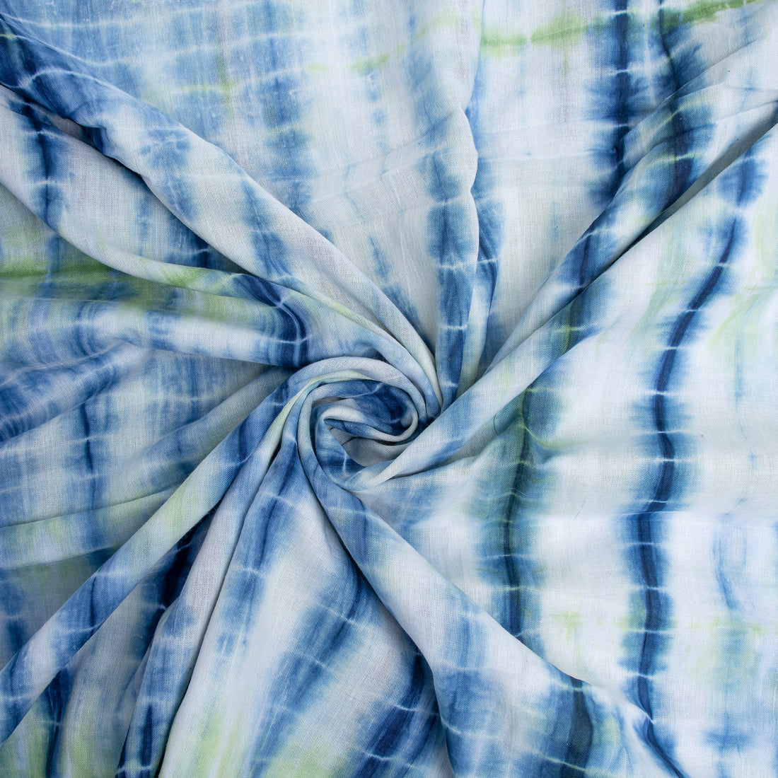 Handmade Blue Tie Dye Fabric For Home Decor Online