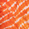 Handmade Orange Tie And Dye Fabric Online