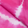 Handmade Pink Tie Dye Materials Pure Cotton Fabric