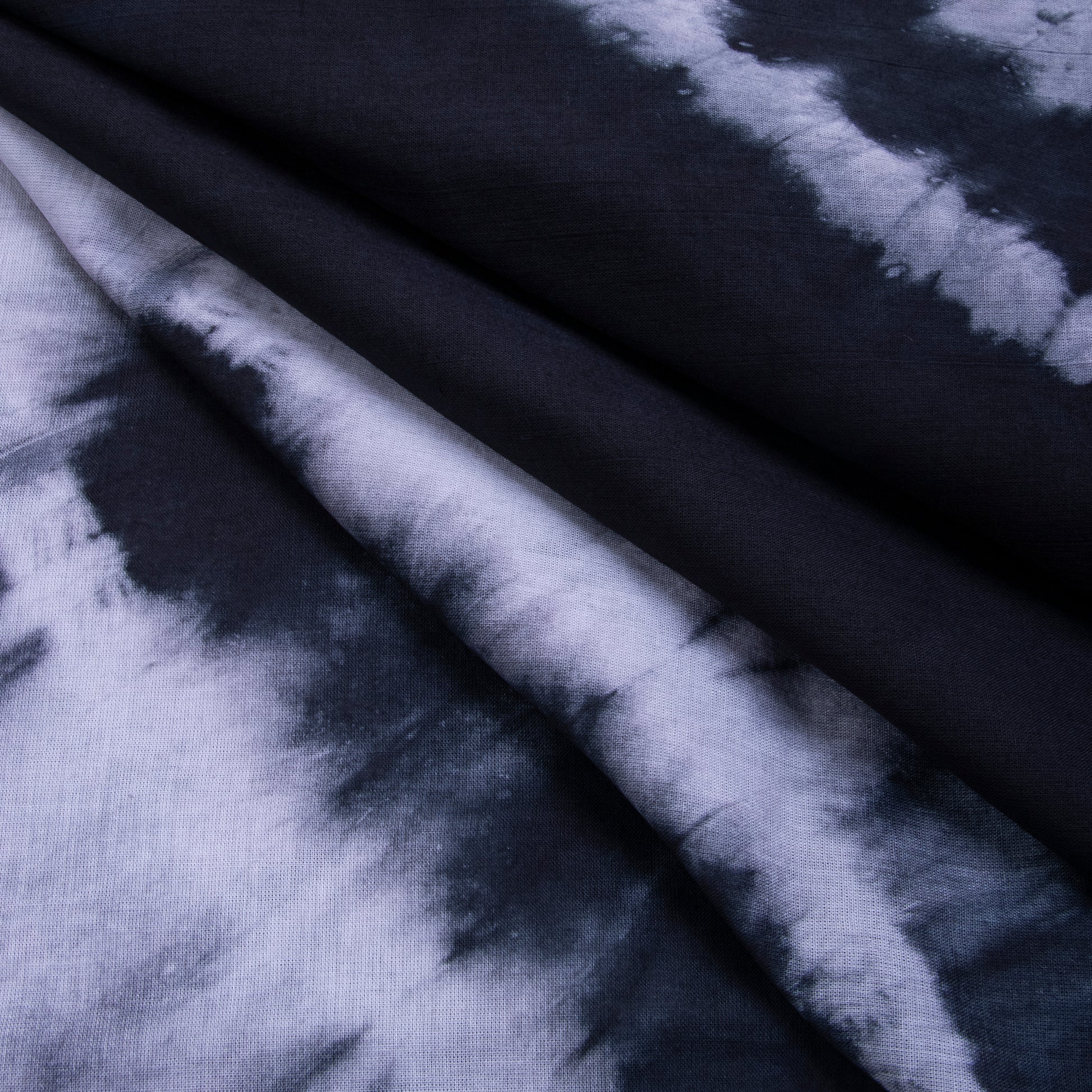 Handmade Black Tie And Dye Dresses Cotton Fabric Online