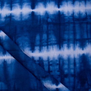 Handmade Blue Tie And Dye Fabric For Dress Online