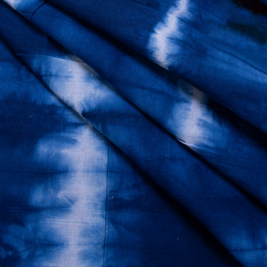 Handmade Blue Tie And Dye Fabric For Dress Online