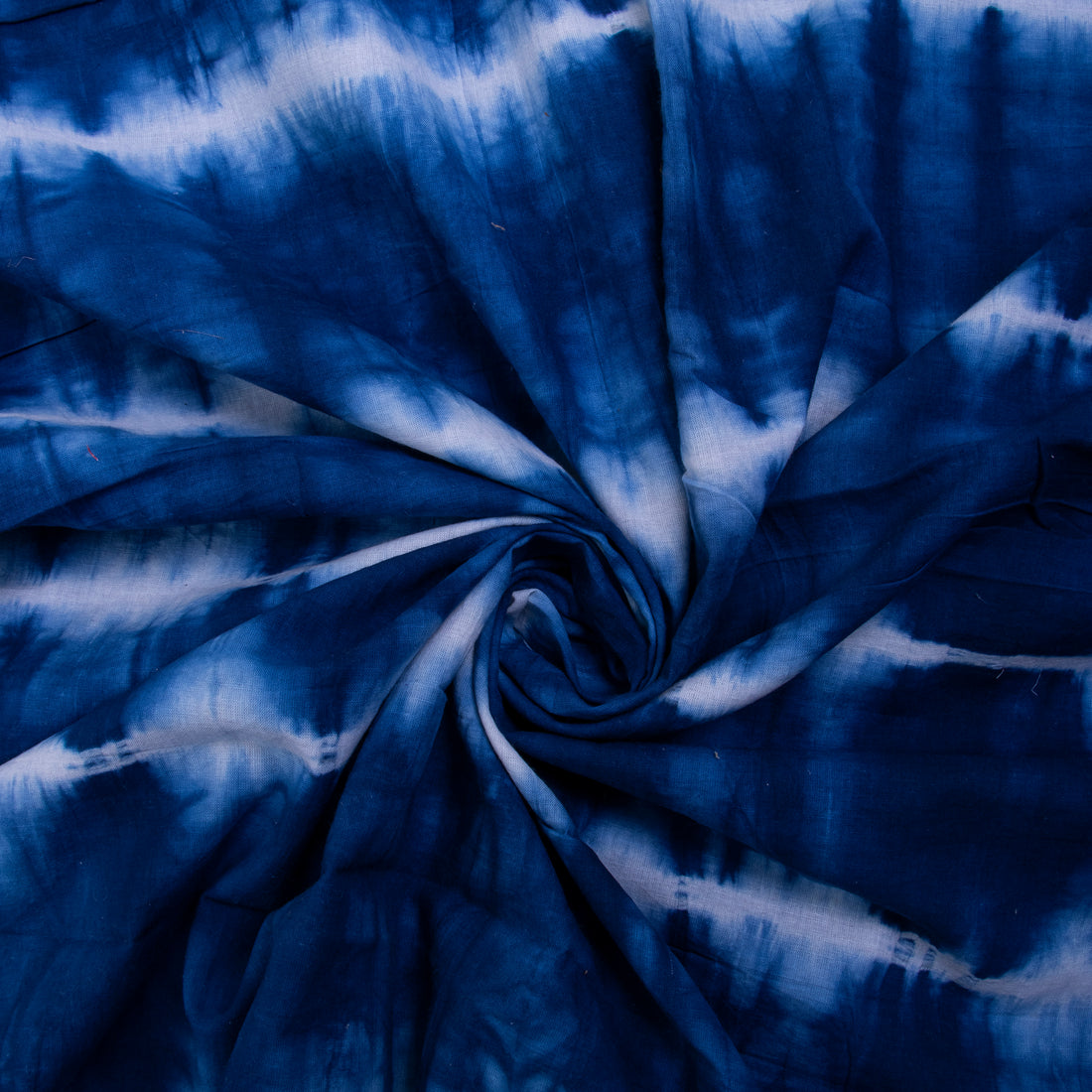 Handmade Blue Tie And Dye Fabric For Dress Online