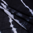 Black Tie Dye Cotton Fabric For Dress Material Online