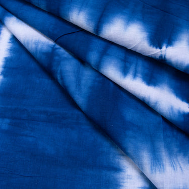 Shibori Tie Dye Soft Cotton Fabric For Dress Material Online