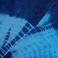 Sky Blue Tie Dye Shibori Silk Fabric For Dress Material Online