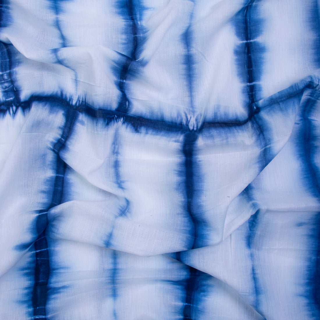 Tie Dye Handmade Pure Cotton Shibori Print Dress Material Online