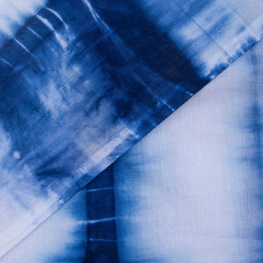 Tie Dye Handmade Pure Cotton Shibori Print Dress Material Online