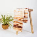 Brown Tie Dye Handmade Cotton Tie N Dye Dresses Material