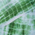 Green Tie Dye Fabric Handmade Cotton For Dress Material Online