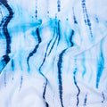 Sky Blue Tie Dye Handmade Cotton Clothing For Dress Material Online