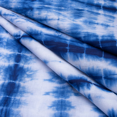 Multicolor Tie And Dye Handmade Cotton Fabric For Dress Material