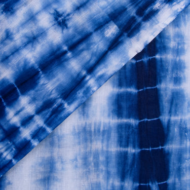 Multicolor Tie And Dye Handmade Cotton Fabric For Dress Material