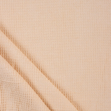 Solid Cream Plain Cotton Fabric