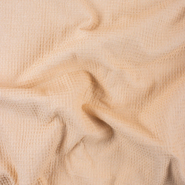 Solid Cream Plain Cotton Fabric