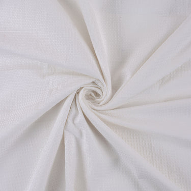 Solid White Waffle Fabric