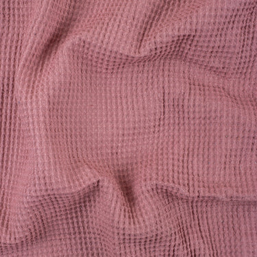 Softest Solid Waffle Plain Cotton Fabric