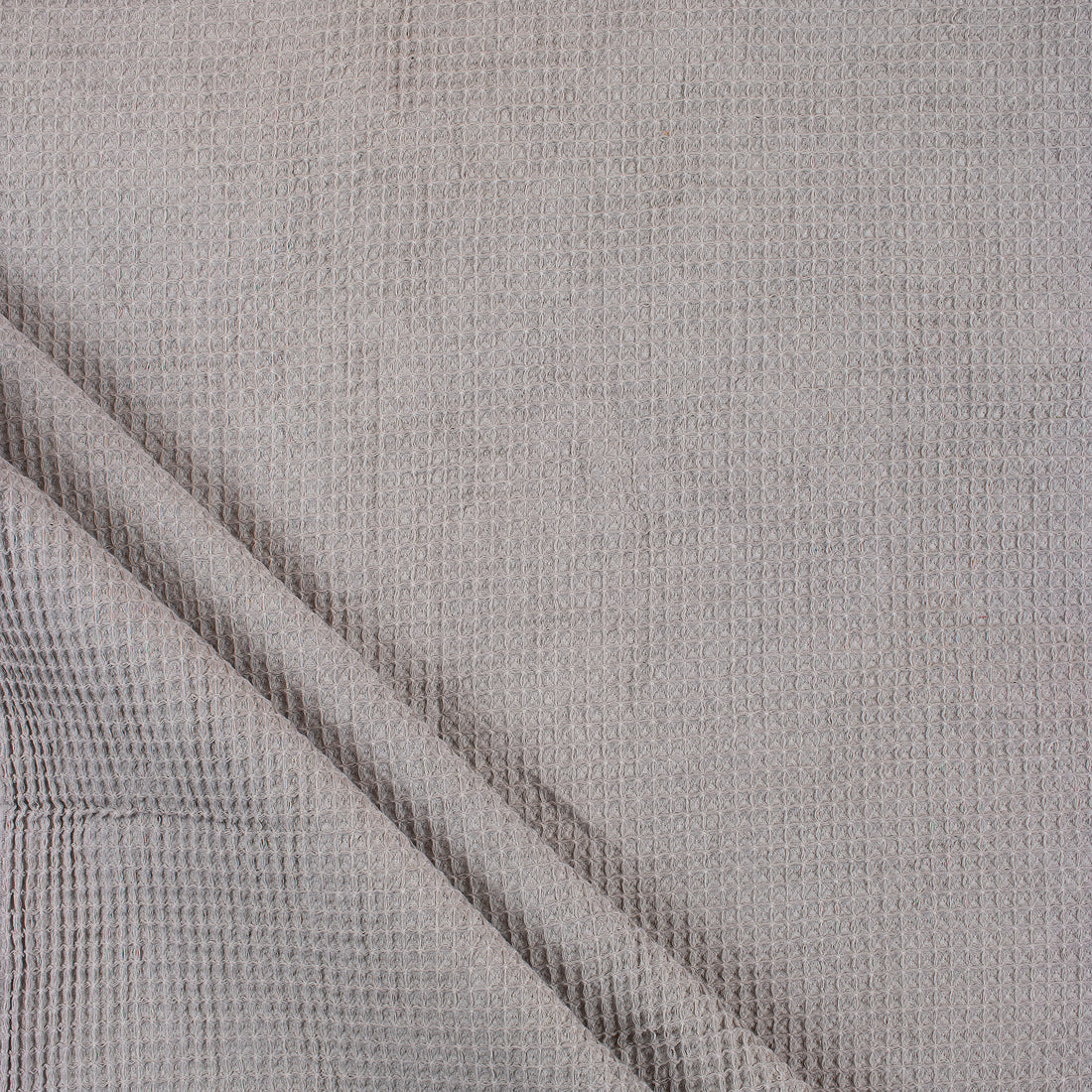 Waffle Plain Cotton Fabric