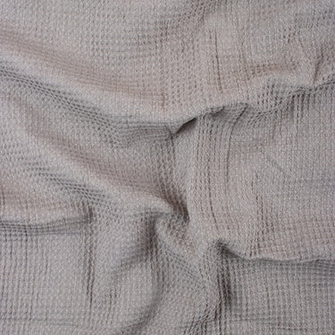 Waffle Plain Cotton Fabric
