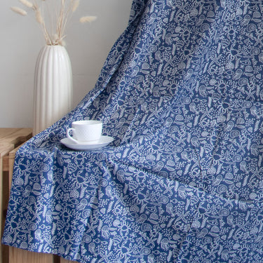 Hand Block Printed Pure Cotton Curtain For Bedroom Window