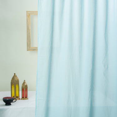 Premium Blue Voile Airy Cotton Parde Design
