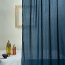 Premium Blue Curtains Living Room Cotton Curtains Set