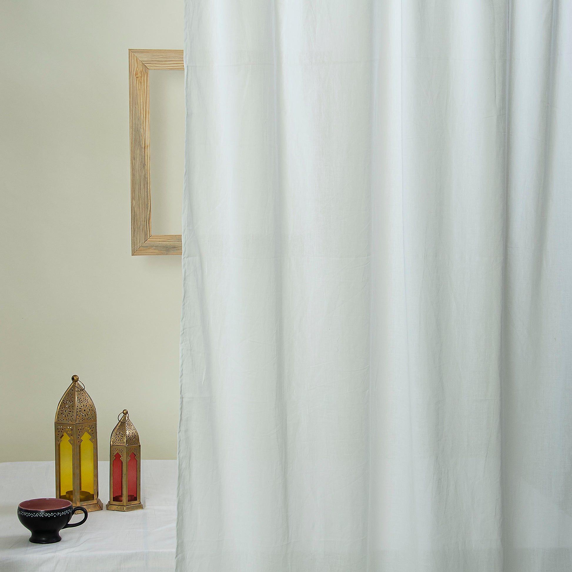 Best Curtains Sheer Delight Cotton Set Online 