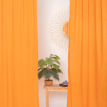 Orange Sheer Best Curtains